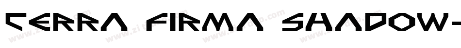 Terra Firma Shadow字体转换